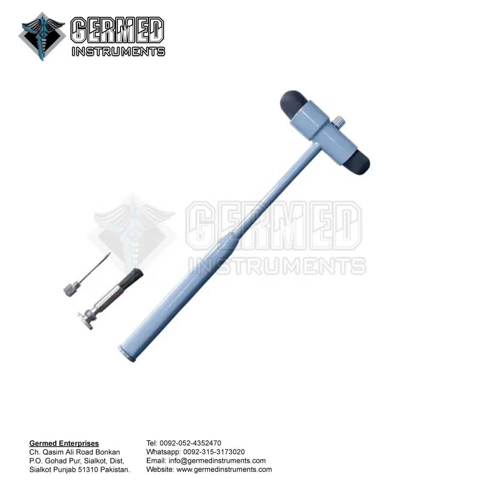 Buck Reflex Hammer Pink Coated Neurology Percussion Hammer Black Coated By GERMED ENTERPRISES