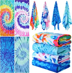 250GSM Value-Priced  Polyester Beach Towel Non-Fade Full Color Made From Dyed Microfiber Yarns by Direct Microfiber Manufacturer