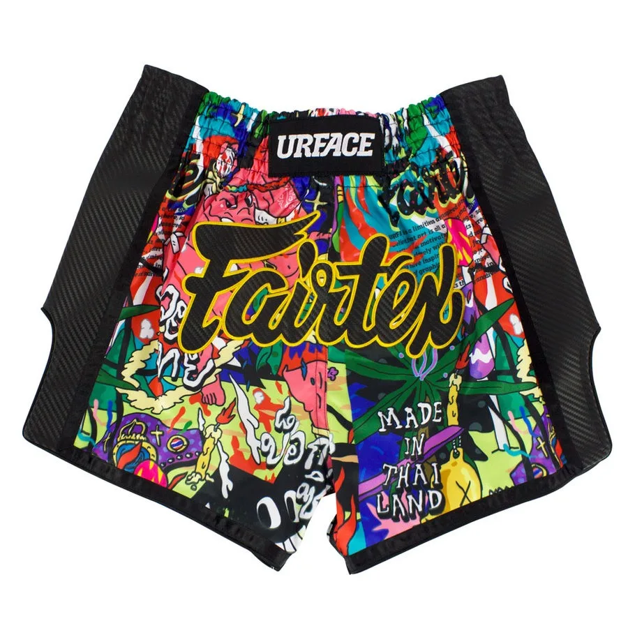 Custom Design Wholesale Sublimation Printed Mma Muay Thai 100% Polyester Fabric For Adults Fairtex Fighting Shorts