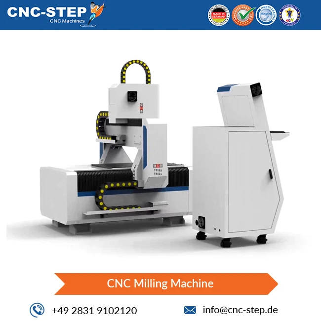 High Precision 900 x 600 x 200 mm Machining Capacity 3-Axis Servo Drive CNC Milling Machine at Reasonable Price