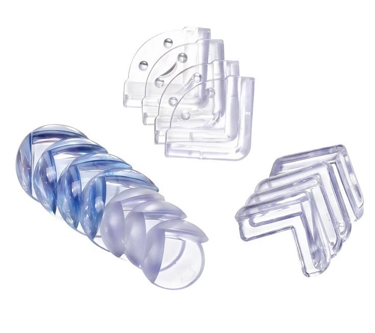 Baby Child Safety Proof PVC Corner Guards T Shape Baby Proofing Transparent Table Cover Guards