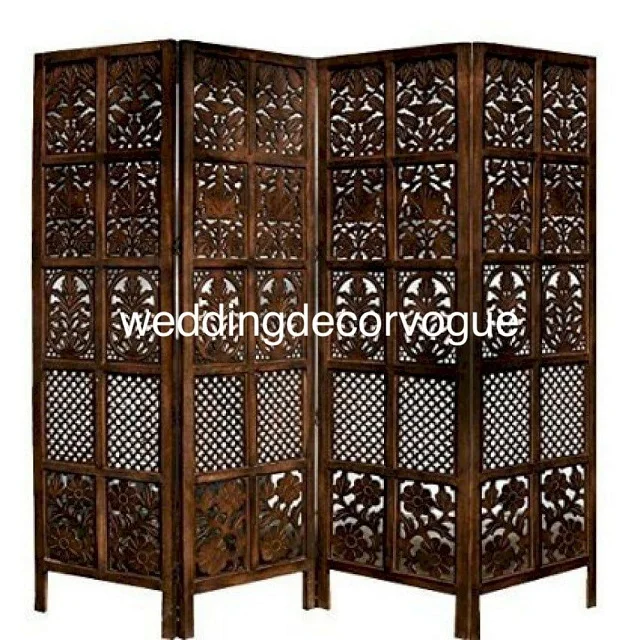 wood room divider Solid Wood screen Office partition wedding decoration