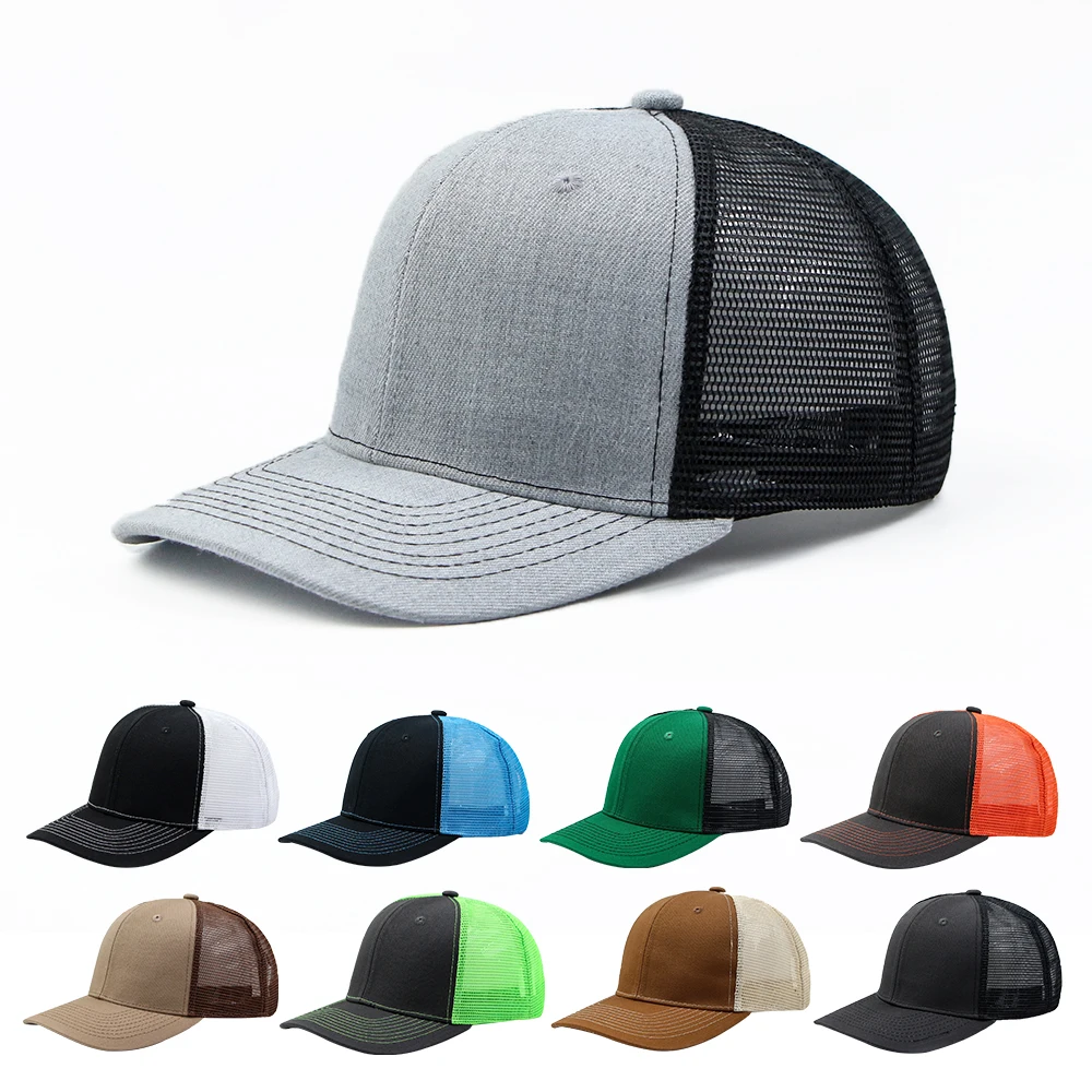 Custom Gorras Baseball Cap Outdoor Sport Mesh Cap Plain Blank Richardson 112 Trucker Hats