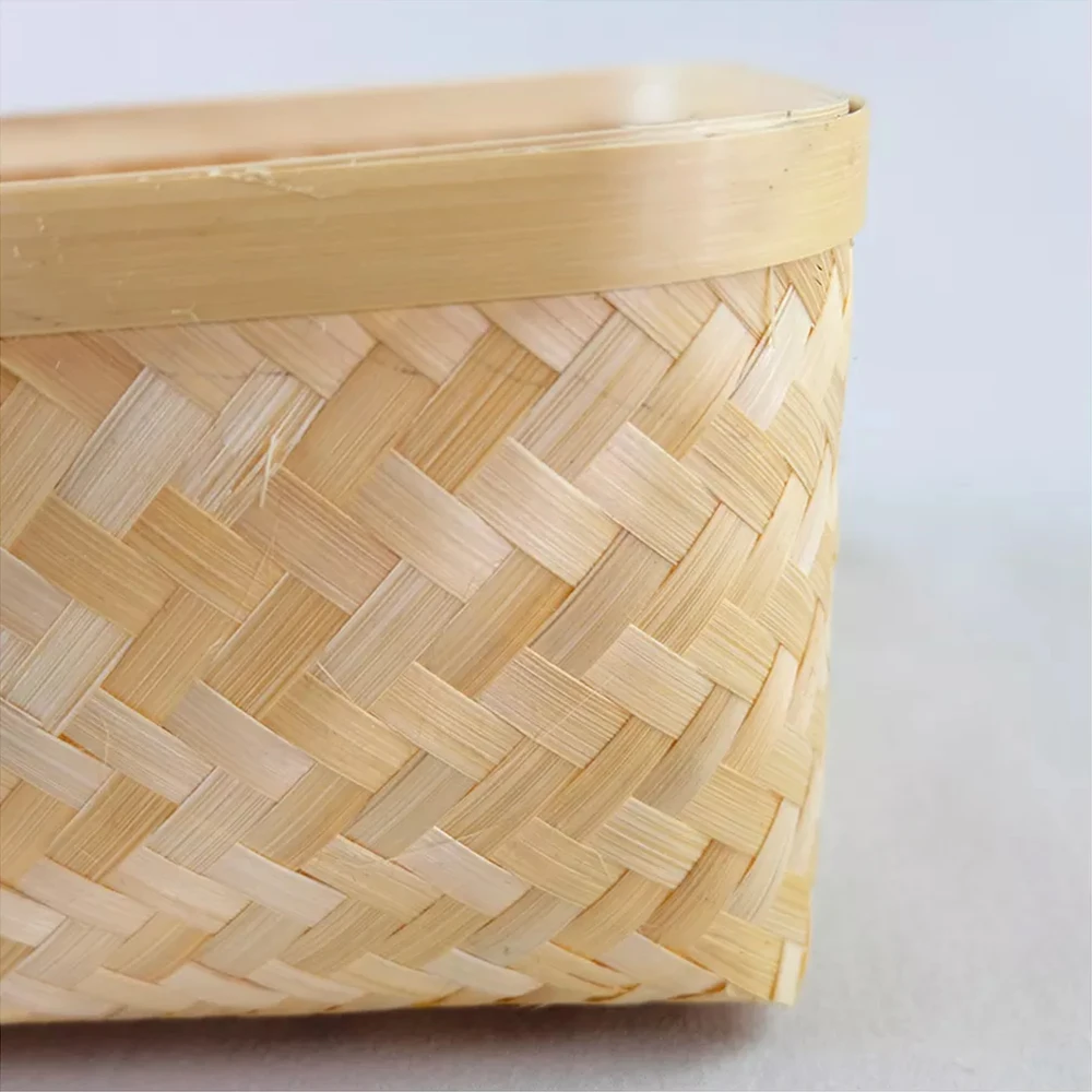 Hot cheap Vietnam wholesale bamboo basket household round shape bamboo baskets