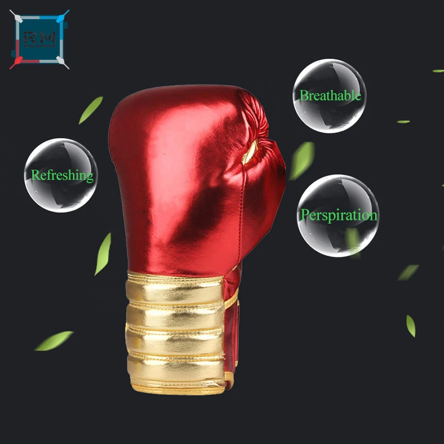 New Sports Gloves Best Selling Mix Fight Leather Lace up Boxing Gloves Muay Thai Training Punching Bag Kicking MMA Glove