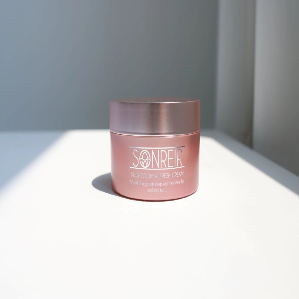 [SONREIR] Mushroom Refresh Cream Face Cream Moisturizing Brightening for Dry, Sensitive, Itchy Skin Nourishing Cream Korea beaut