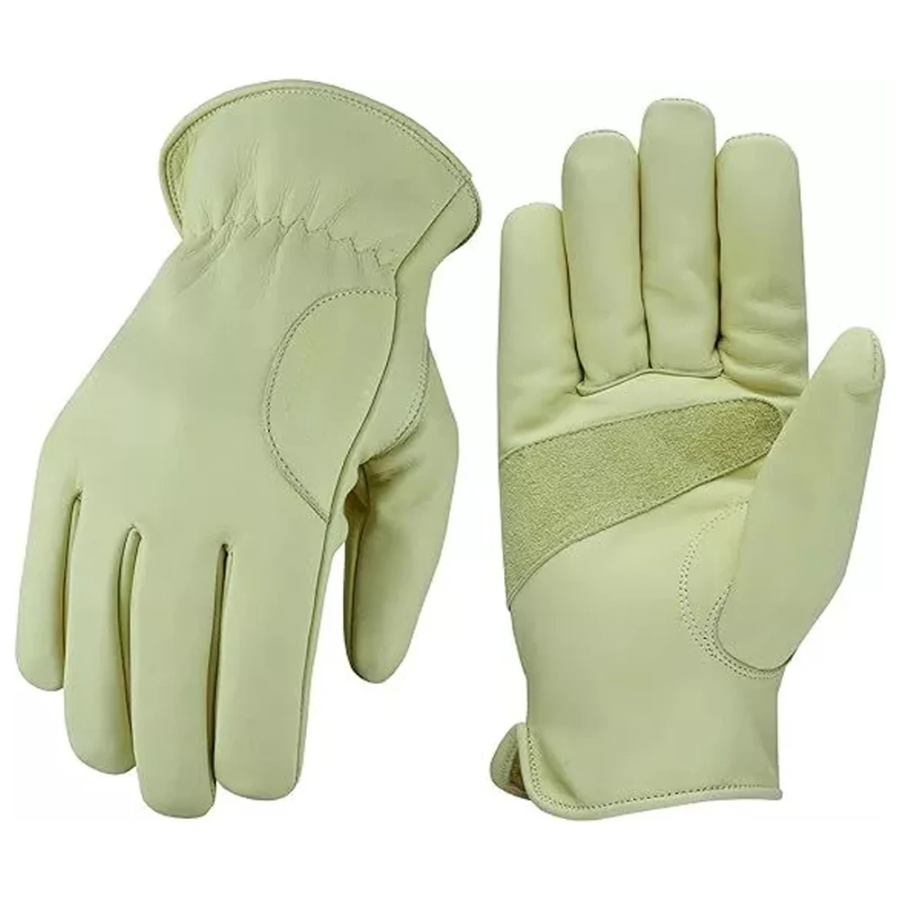 Cowhide Leather Reinforced Durable Hand Tools Gardening Safety Wear Best Supplier Work Wear Gloves BY Fugenic Industries
