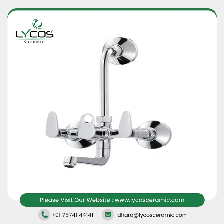 Popular Design High Selling Wall Mixer With Wall Bend Pipe Available At Affordable Price