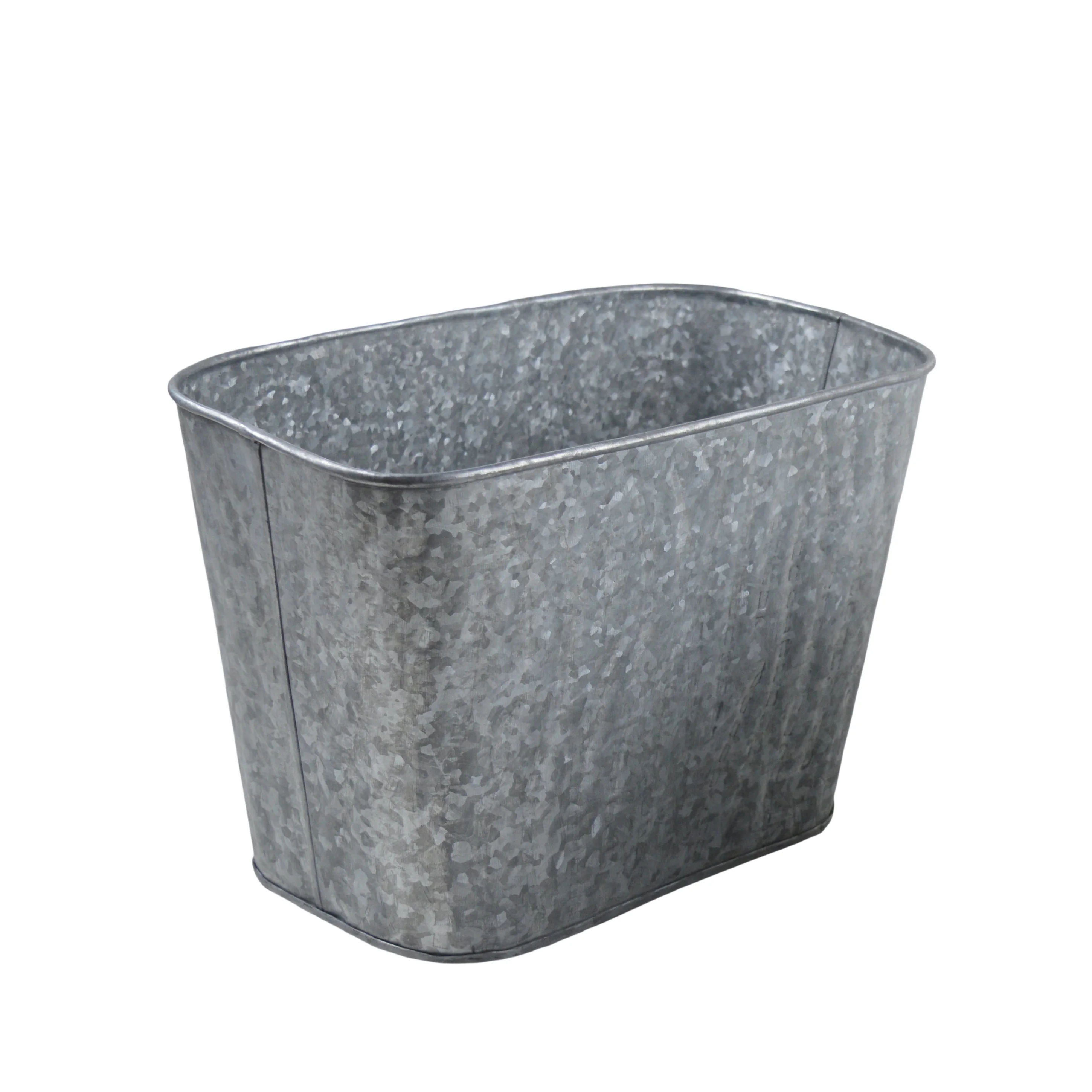 Wholesale Galvanized Bucket Metal Planting With handle Outdoor Flower Pots & Planters For Home Office Indoor And Outdoor Decor