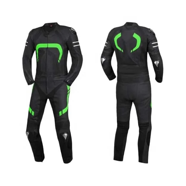 MEN CUSTOMIZED MOTORBIKE SUIT MOTORCYCLE RACING COWHIDE LEATHER SUIT BREATHABLE WATERPROOF RIDING APPA