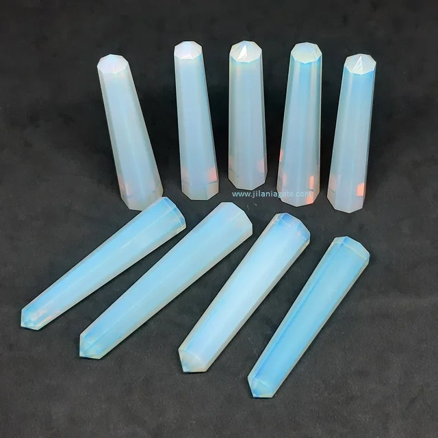 Natural Amethyst Cyrstal Wand 6-Faceted Tower Model with Healing and Stone Themes Mascot for Energy and Balance Crystal Crafts