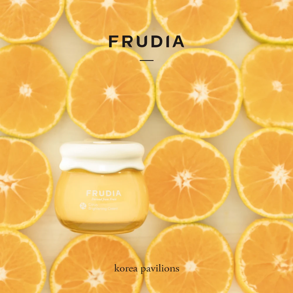 Vegan beauty Brightening Citrus Face cream for all skin type Sebum improvement Korea cosmetic Clean beauty glow care