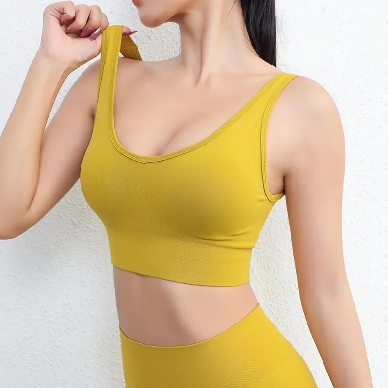 Cheap Price Women Casual Sports Bra Breathable Sling Yoga Bra Top Fitness Sports Wear Women Sports Bra