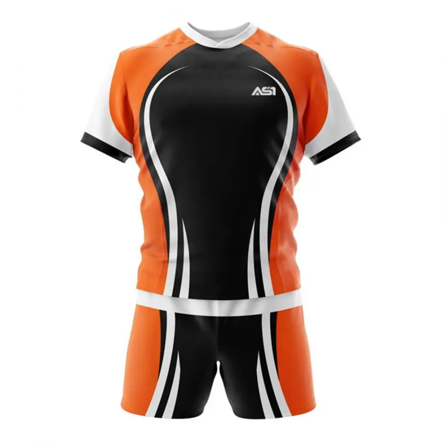 Sport Wear Rugby Uniforms Men OEM Rugby Kits Rugby Shirts Jersey High Quality Sublimation Custom Unisex Uniform