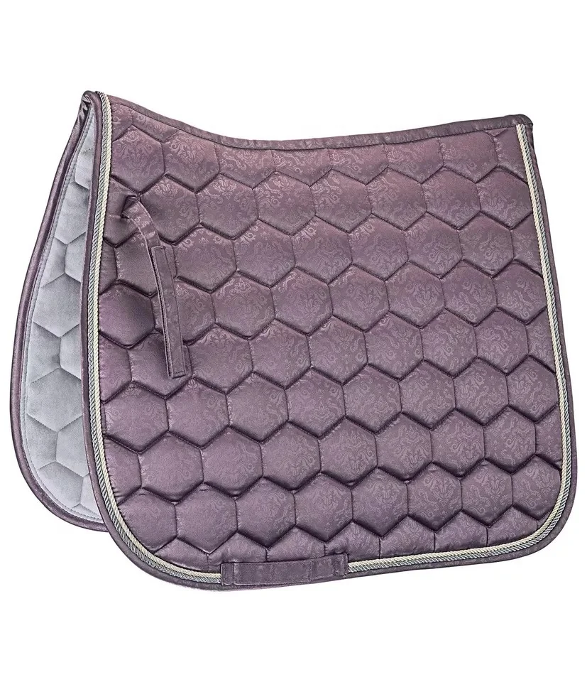 Polyester Fabric Saddle Pad With Crystal Horse Glitter Comfort Saddle Pad Reasonable Prices Horse english saddle pad