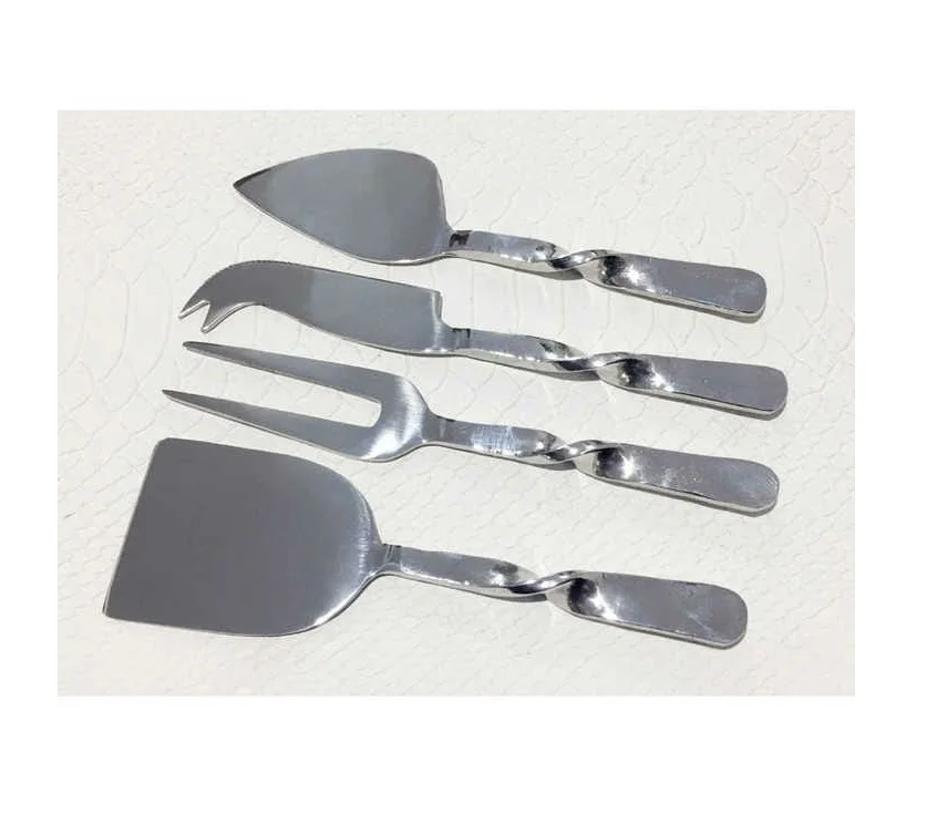 Stainless Cutlery Set New Metal Flatware Set of 4 New Metal Flatware In Wholesale Price New Spoon And Fork