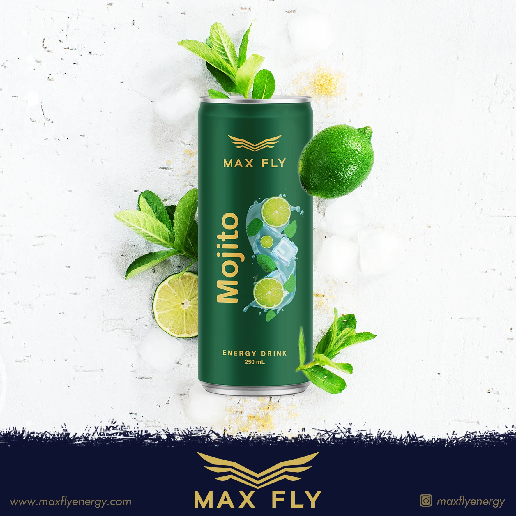 Max Fly Mojito Energy Drink 250 ml