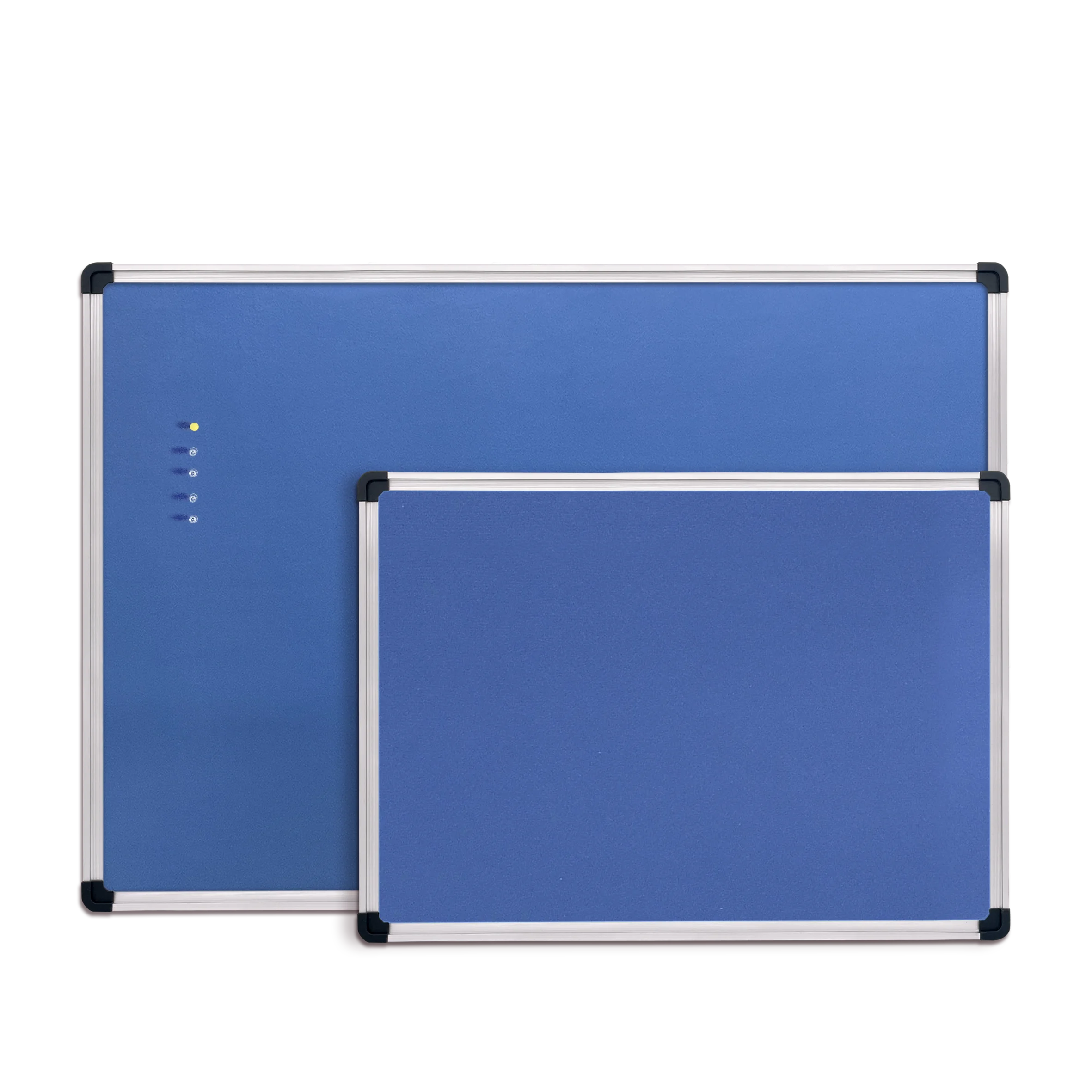 Blue fabric board bulletin notice board for office school