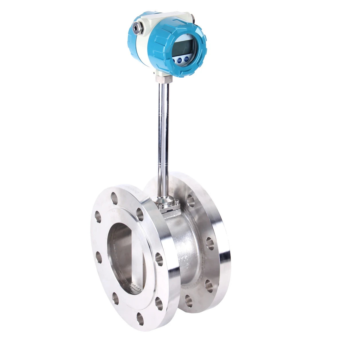 Melbourne R&D 304 Stainless steel flow measurement vortex-flanged DN125 150-1500m3/h flanged type vortex flowmeter price