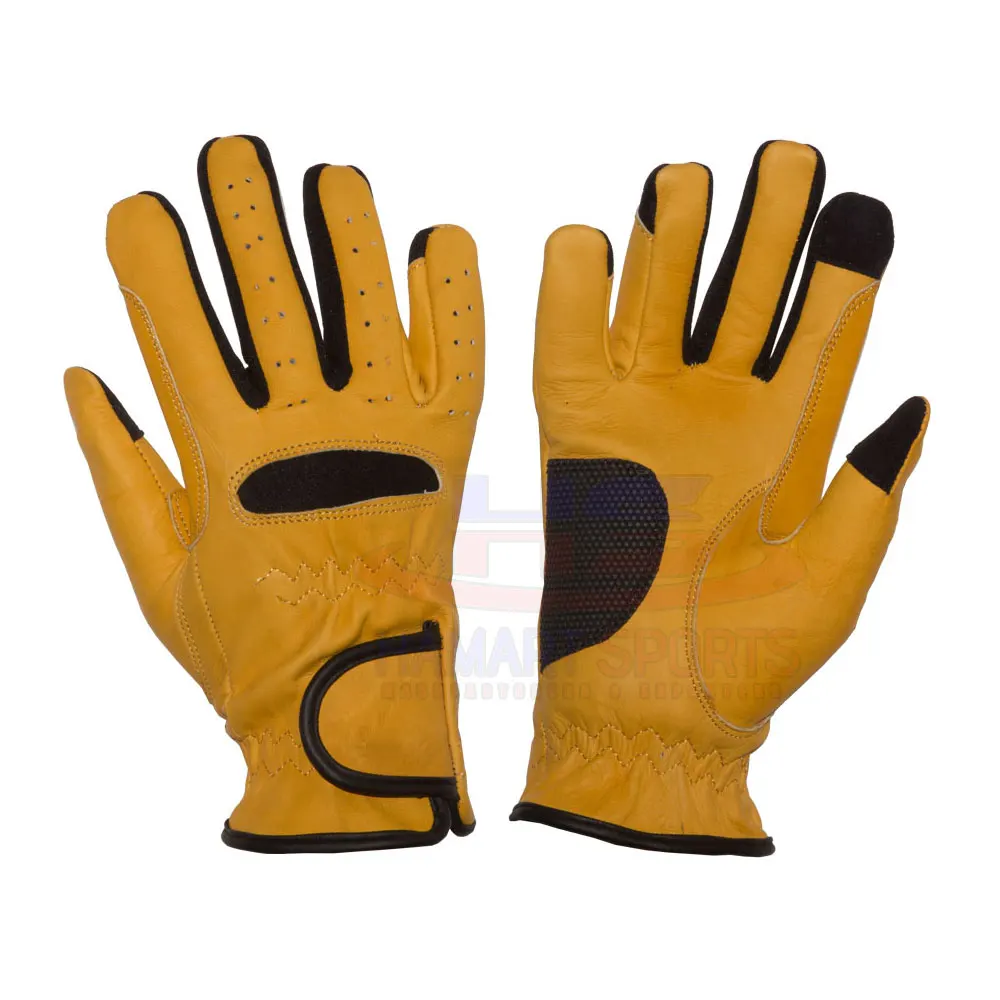 Comfortable Equestrian Gloves for Men Women  For Unisex OEM Logo Top Quality Leather Horse Riding Gloves