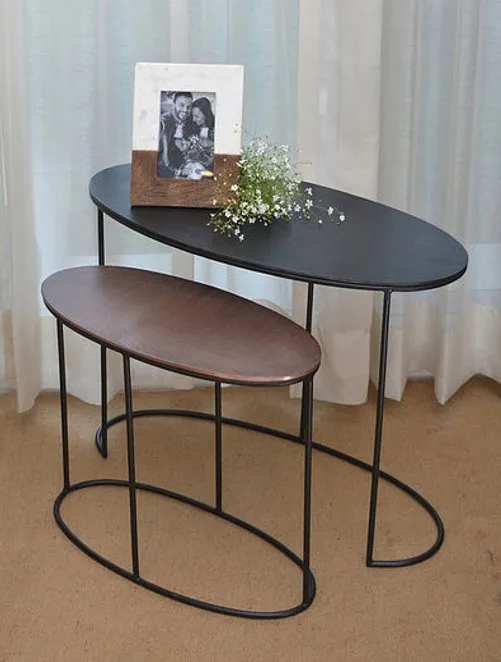 Iron table coffee table set modern livings room furniturel to outdoor mumbles de Sala coffee tables