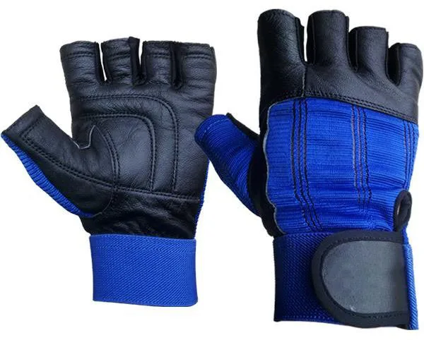 Custom Style Outdoor Half Finger Sports Gloves Tactical Cycling Gloves Mesh Fabric Genuine Leather Sheepskin