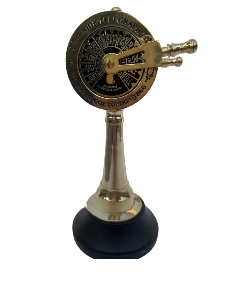 Vintage Style Collectible Marine Brass Telegraph Nautical Designer Metal Crafts Pen Holder Telegraph In Wholesale Cheap Price