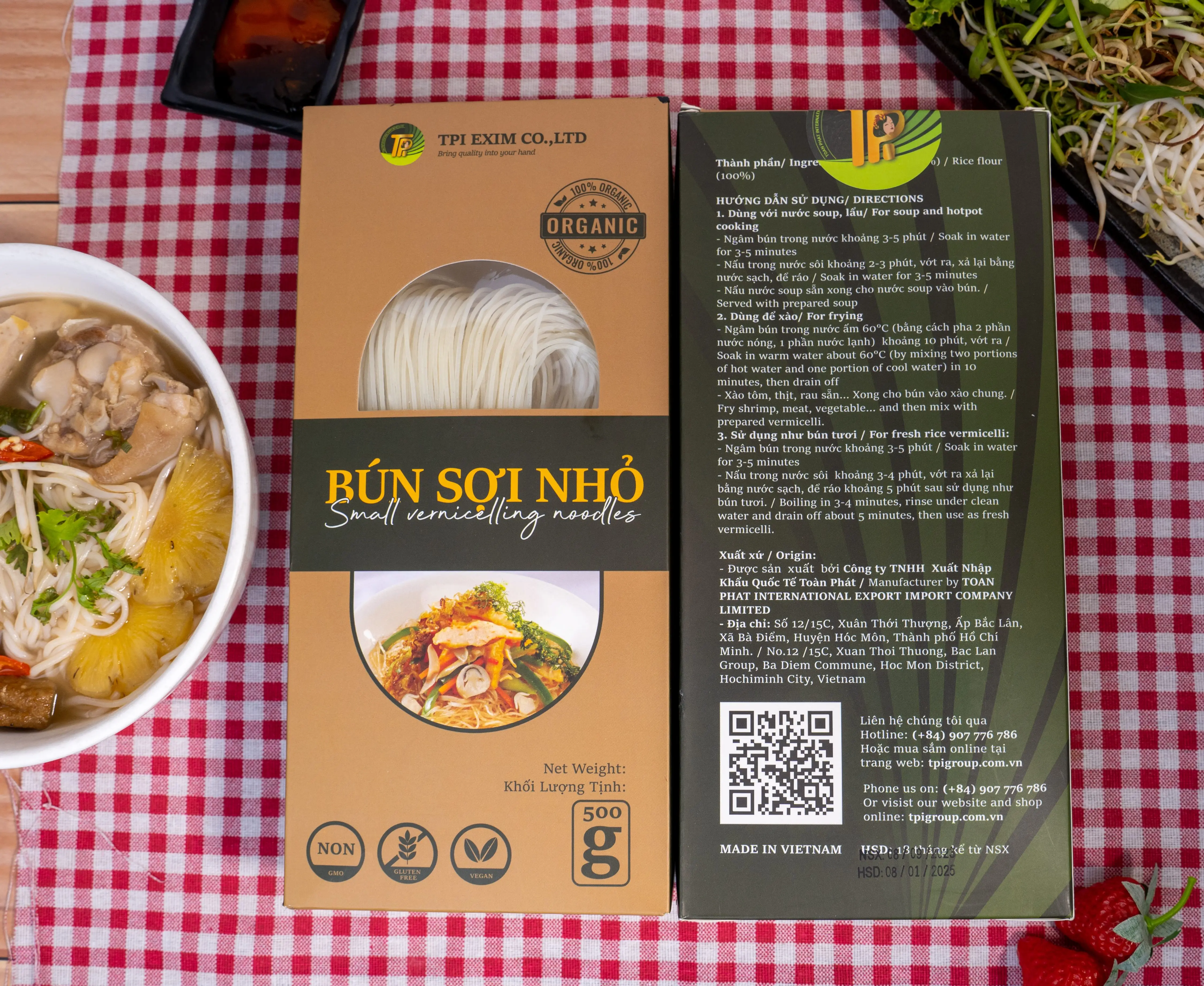 Vietnamese Rice Noodles - Premium Quality,Gluten-Free, Non-GMO,Traditional Methods,Top-Grade Noodles, Best Price in 2024