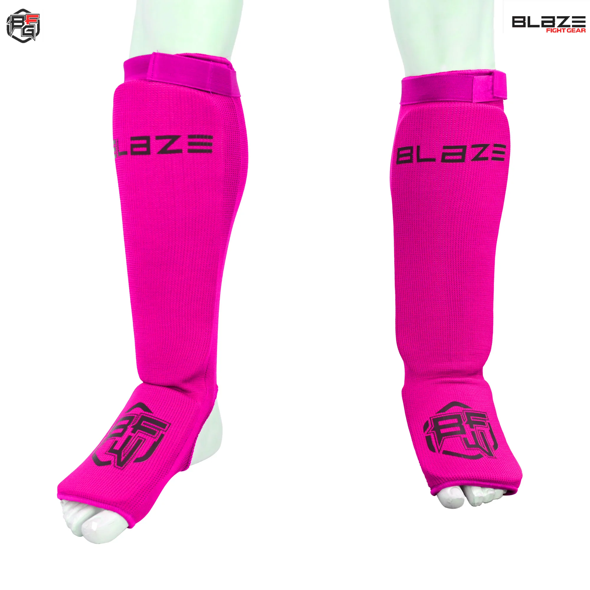 Fabric Shin Guard for Gym & Martial Arts for Muay Thai Sparring MMA Kickboxing & Boxing Sportswear