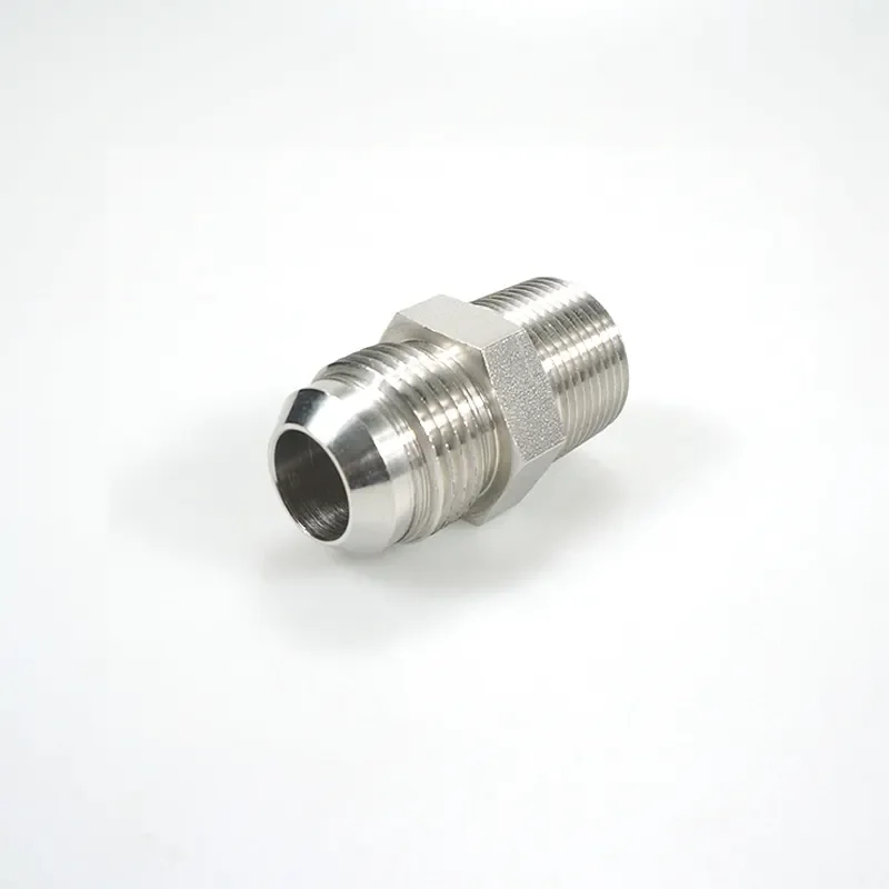 Stainless Steel SAE 37 Degree JIC NPT Male hydraulic fittings Tube Adapter