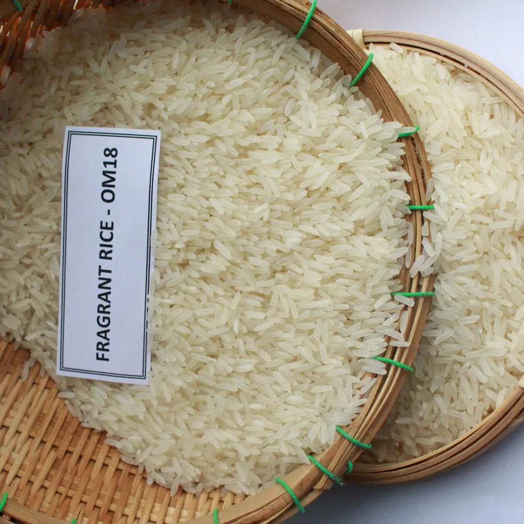 Высококачественный аромат с длинным зерном OM18/рис жасмин, белый ароматизированный рис из Вьетнама, оптовая продажа