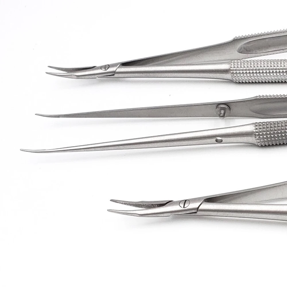 Высококачественный набор из 6 предметов для общей хирургии микрохирургические инструменты стали