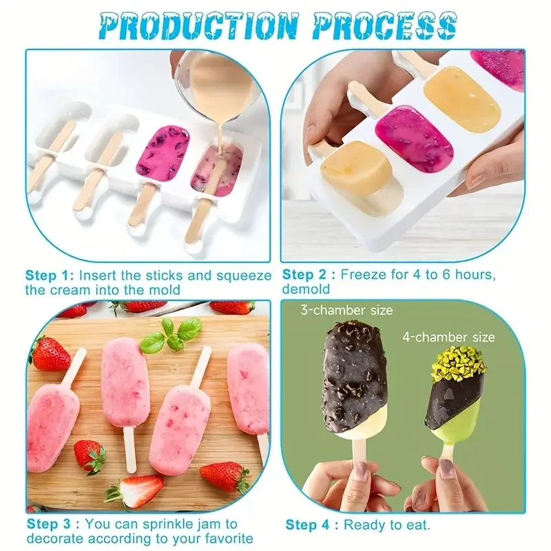 Food Grade Silicone Molds for Homemade Ice Cream Cheese Fondant and Chocolate Cake Kitchen Supplies and Baking Tools