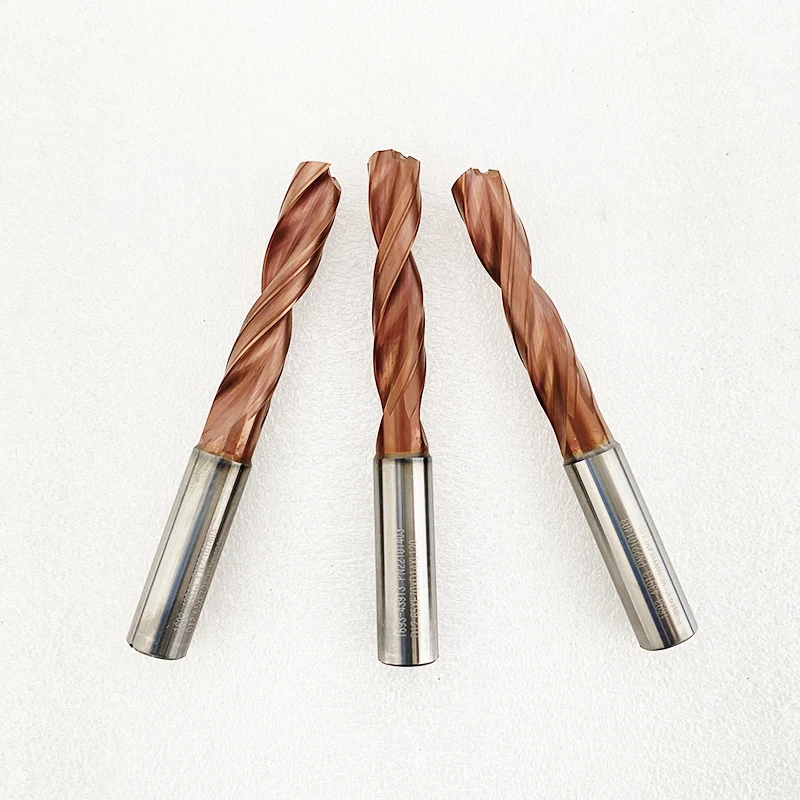 FULLOVE Customized CNC Tools Carbide Drills For Hardened Steels