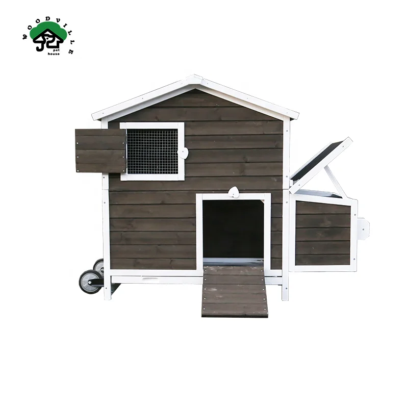 2023 High quality wooden hen houses with ramp chicken coop pet house for sale online