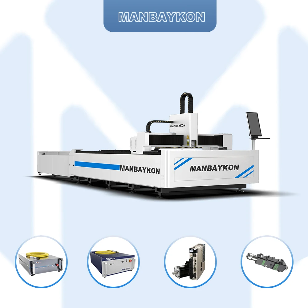MKLASER Open exchange platform laser cutting machine metal stainless steel carbon steel fiber optic cutting machine