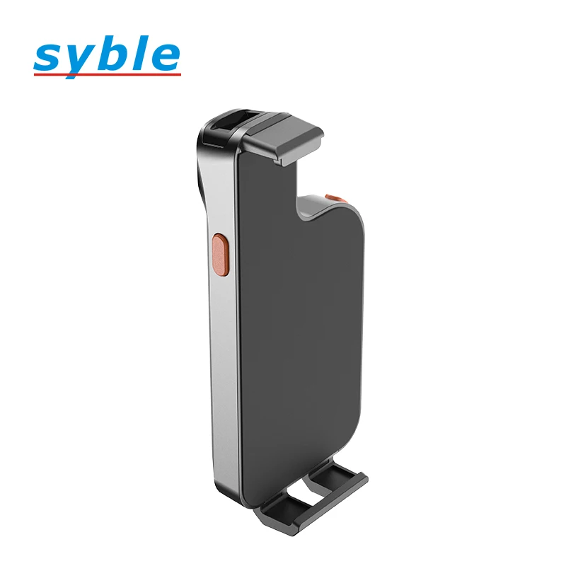 Syble C22 Mobile Phone 2D Back Clip Blue tooth Portable QR Wireless Barcode Scanner Support Phone