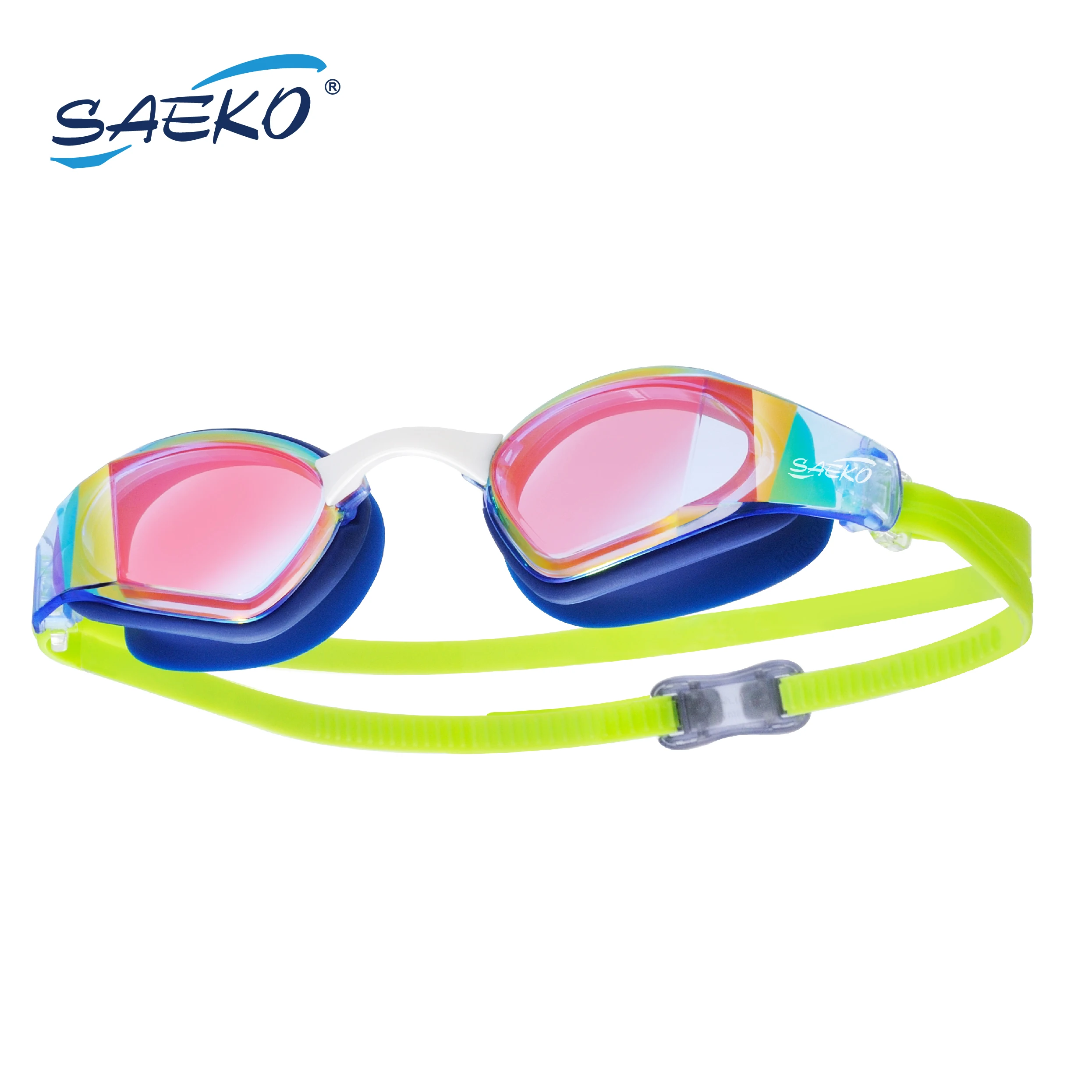 SAEKO UV protection Anti-Fog Silicone Swimming Goggles Adults Teens Mirror gafas de natacion oculos de natacao
