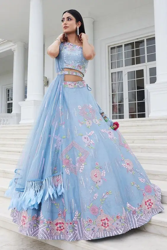 New Design Bulk Order Bridal Velvet Lehenga Choli For Women Best Price Lahnga Choli For Wedding Online Buy From india 2023 pcs