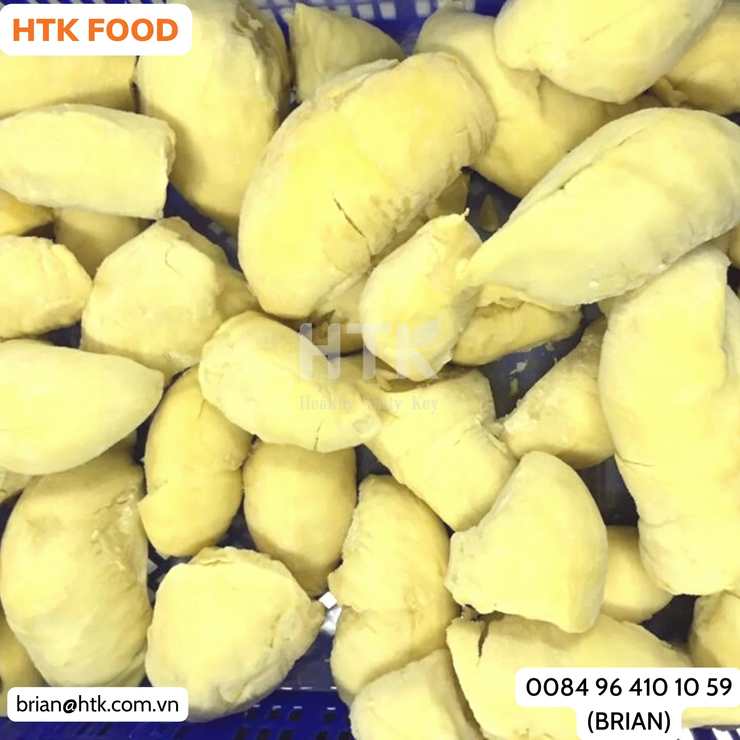 HEALTHY FROZEN IQF DURIAN RI6 MONTHONG Made In Vietnam from HTK FOOD for Food & Beverage