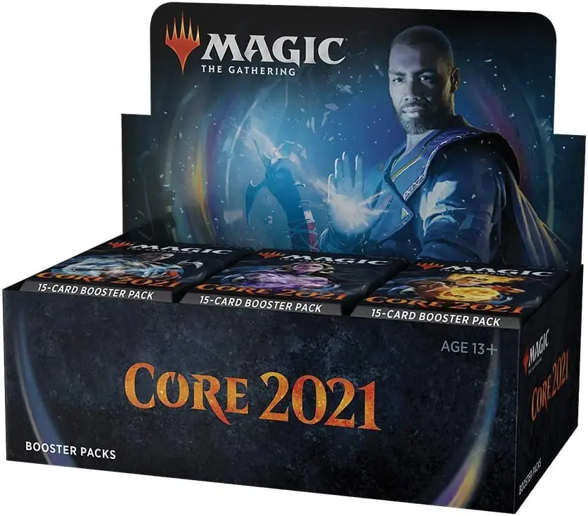 Best Discounted Original  Magics: The Gathering  MTG Core Set 2021 (M21) Draft Booster Box | 36 Booster Packs (540 Cards) | Late