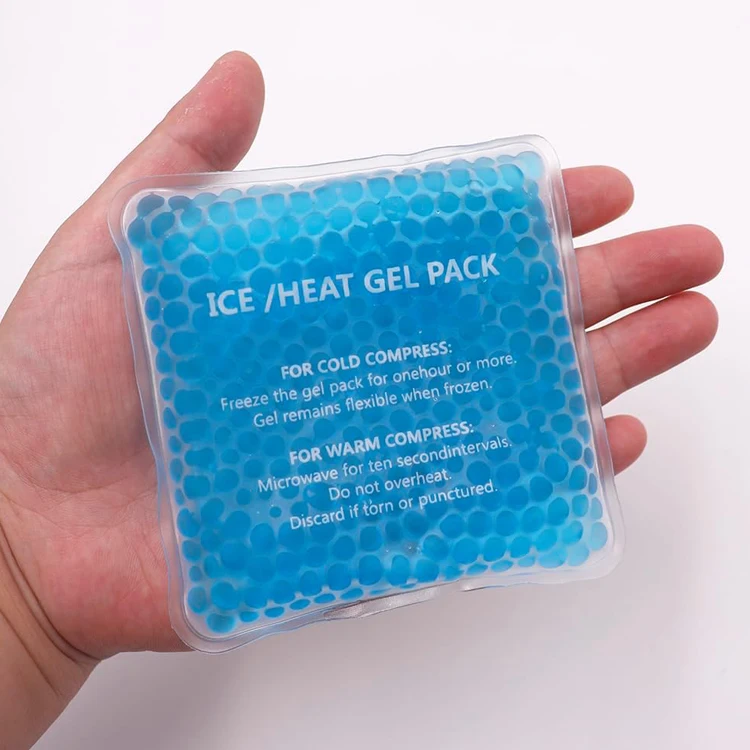 Trending Products 2024 New Arrivals Custom Round Shape Gel Bead Ice Pack Reusable Hot Cold Pack