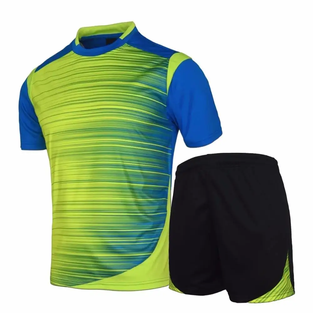 100% Polyester Sublimation Referee Uniforms Soccer Cheap Custom Made Soccer Training Uniform Clothing Soccer Uniform
