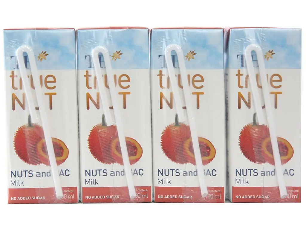 Молоко орехов и ГАК TH True NUT 180 мл смешанные напиток молочные продукты стерилизованное высококачественное АРОМАТИЗИРОВАННОЕ МОЛОКО