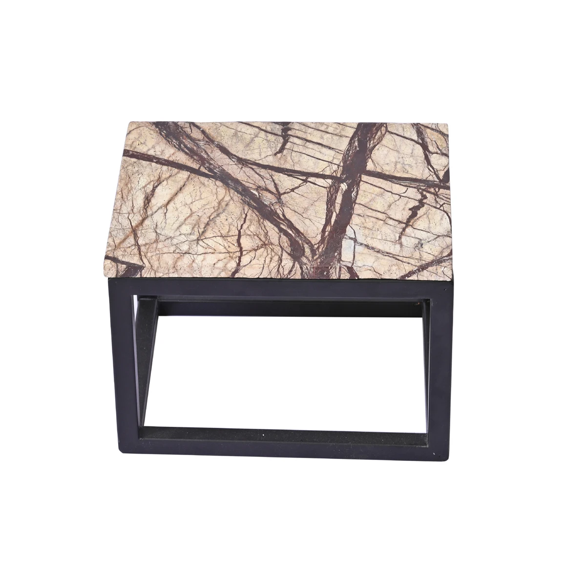 2023 Hot Selling Natural Marble Stone Table Tops with Metal Stand Specially available for This Christmas Eve sale