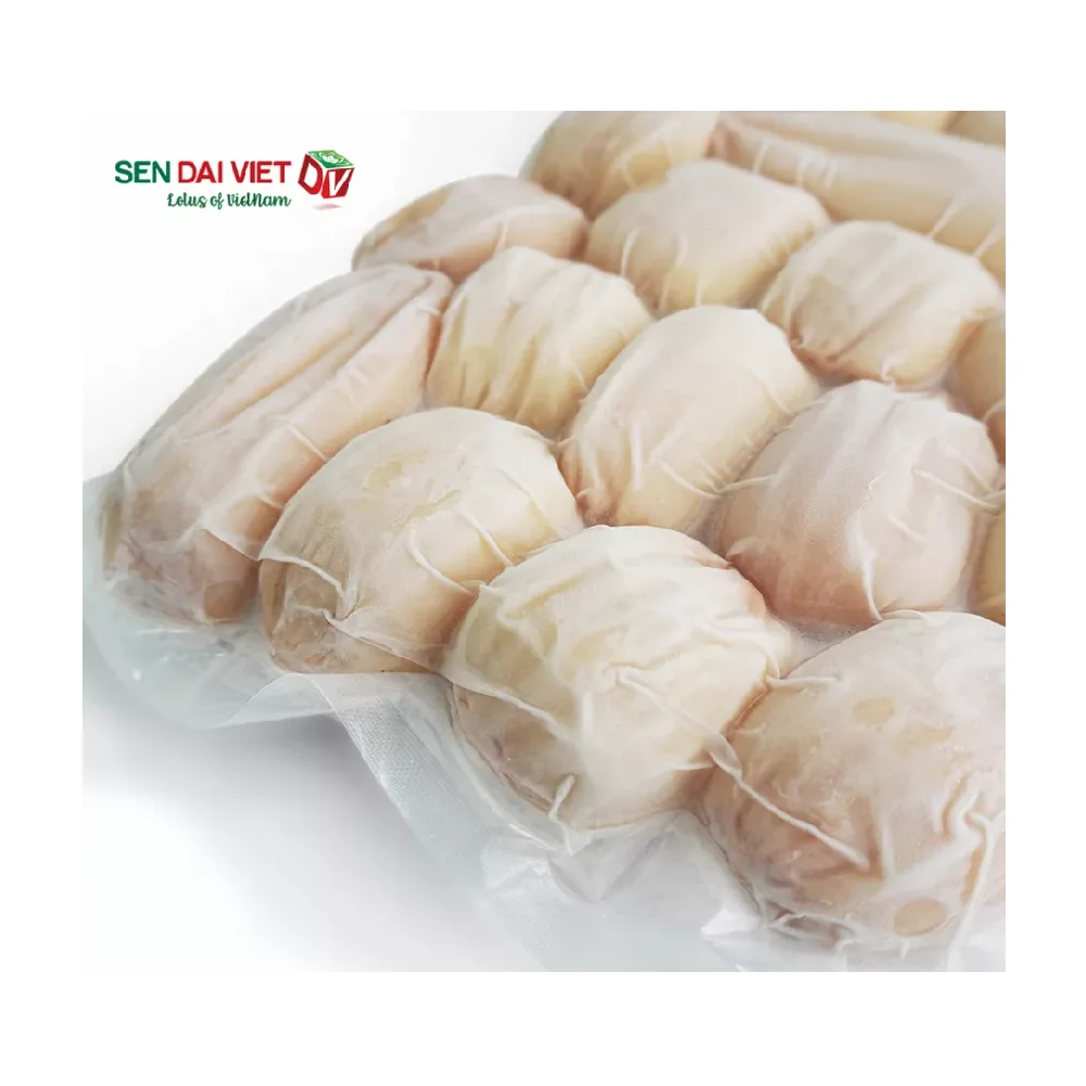 100% Frozen Lotus Root Whole Part Supplier Vietnam Low MOQ Support OEM/ODM Competative Prices Frozen Lotus Root