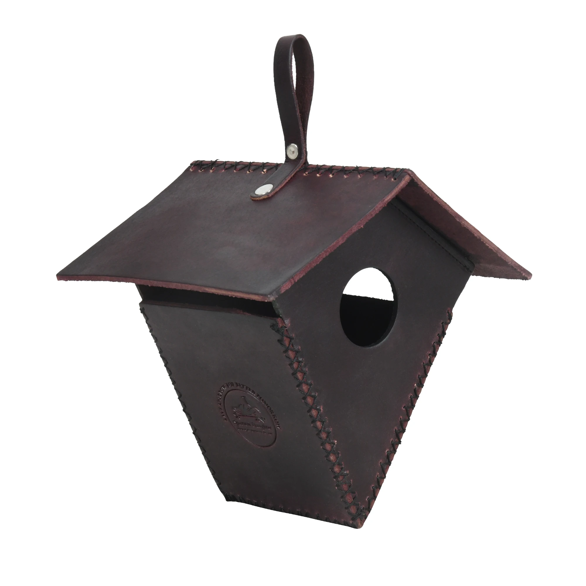 SPARROW BIRD HANGING BIRD HOUSE TREE HANGING SAFE WEATHERPROOF LEATHER BIRD NEST HOUSE SHELTER