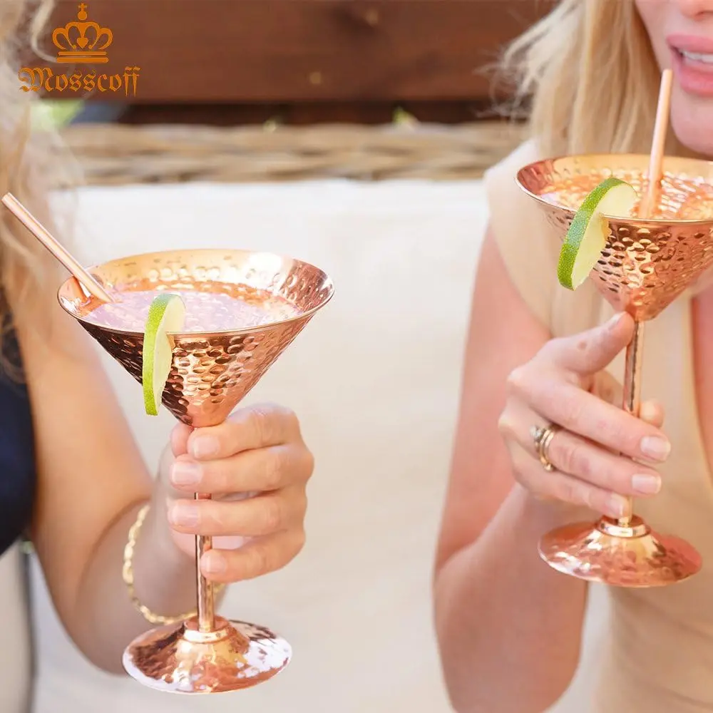 Buy Copper Straws 14 Cm Size 6 Pcs Solid 100% Copper Drinking Straws For Sale By Indian Exporters At Low Prices