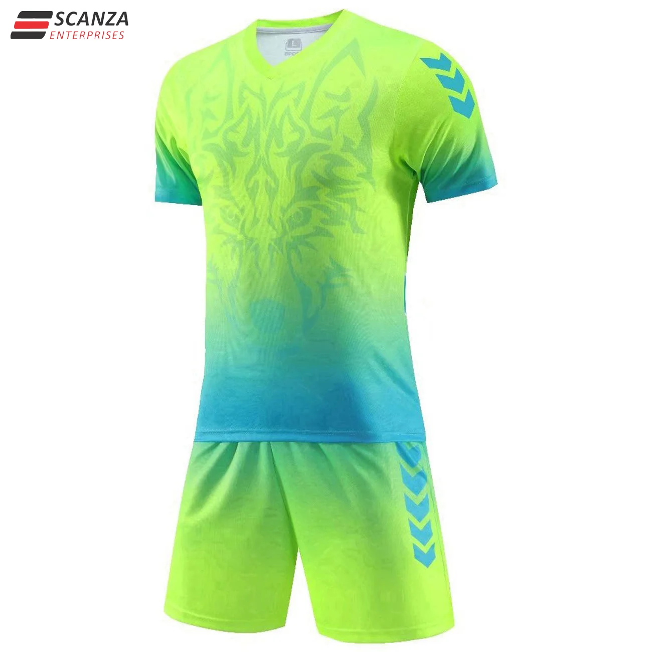 Customize Logo Printed Manufacture slim fit football jersey shirts wholesale sublimation full set soccer uniform Low Price