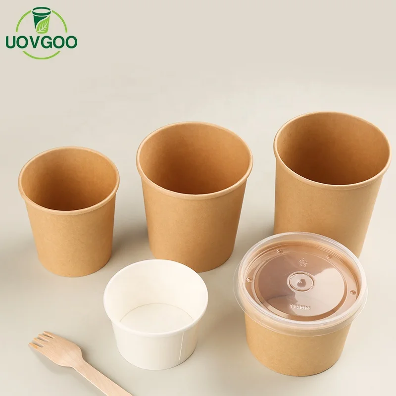 Wholesale China manufacture disposable soup cups paper food soup containers cup paper food container
